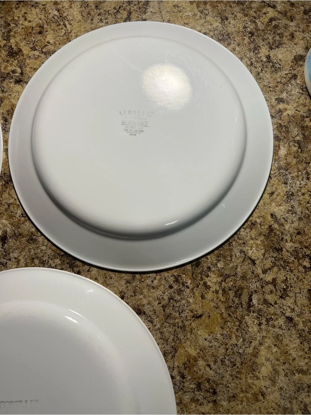 Vintage Corelle Floral Dinner Plates - Pink Rose Accent, Set of 5